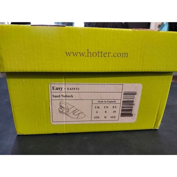 Hotter Comfort Concept Women's Leather Tan Brown Sandals Adjustable Size 8 US - Picture 5 of 5